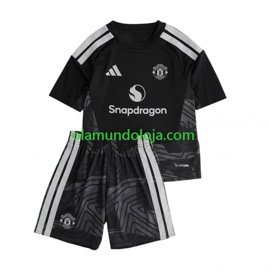 Camisola Manchester United Guarda-redes Criança Equipamento Primeiro 2026-2027 Manga Curta